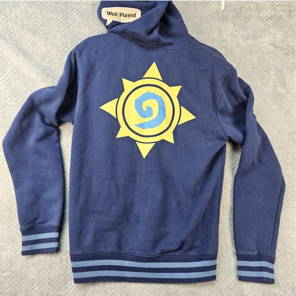 Blizzard Entertainment Hoodie Men's M Jinx Logo 'Well Played'‎ Gaming Zippered